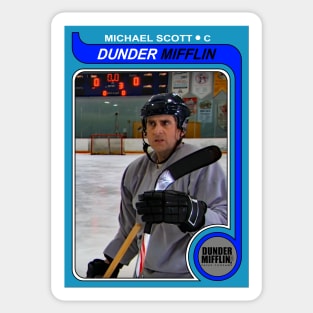 Michael Scott 1979 O-Pee-Chee Hockey Card Sticker